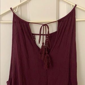 Charlotte Russe Tops - Maroon, cute tank!!! Charlotte Russe Tops - Maroon, cute tank!!!